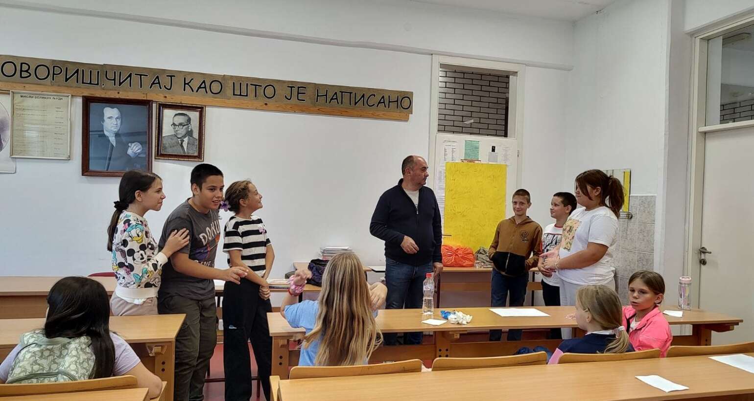 Писац у школи